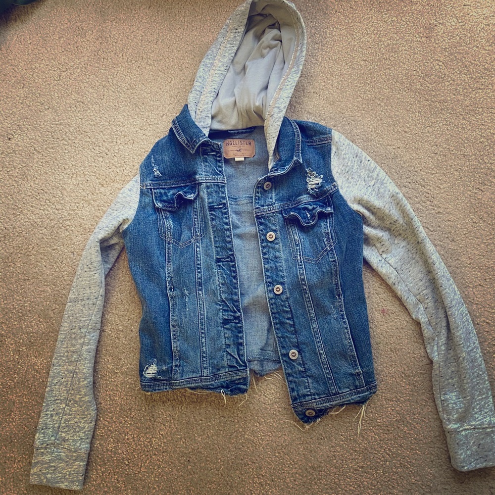 Hollister Jean/Sweatshirt Jacket